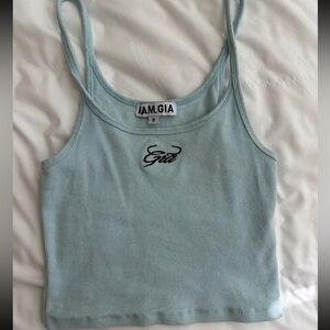 IAM.GIA Light Blue Tank Top